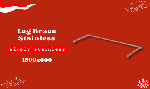SIMPLY STAINLESS - Stainless Steel Leg Brace (1500 X 600)