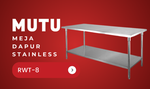  Lengkapi kebutuhan meja stainless steel bulat, meja ini cocok digunakan untuk rumah, cafe dan restoran serta kopi shop.