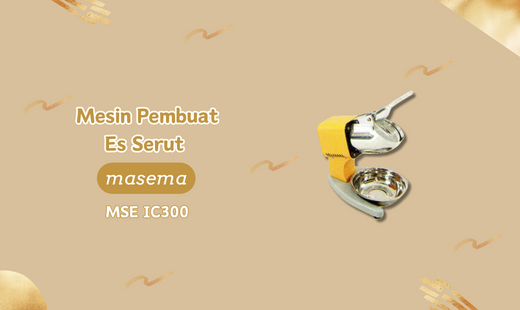 Mesin Pembuat Es Serut MASEMA MSE IC300 merupakan mesin untuk membuat es serut praktis dan cepat. Beli Produk MASEMA termurah di Indonesia! Belanja online di DuniaMasak sekarang dan temukan diskon Produk MASEMA lainnya untuk mendapatkan harga terbaik.
