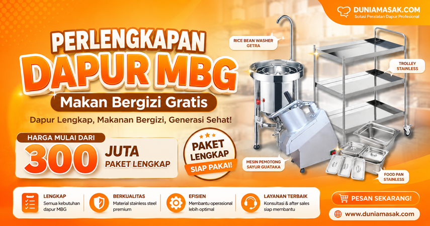 DAPATKAN Peralatan Dapur Termurah! Mulai Usaha Kuliner Sehat dengan Paket Dapur MBG Sekarang!