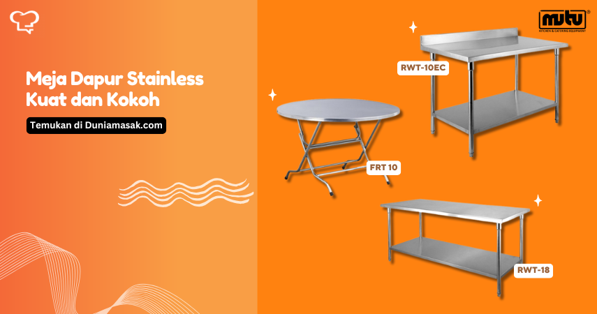Produk lainnya dari Meja Stainless dengan harga murah dan bersaing. Kami menjamin bahwa seluruh produk yang kami jual memiliki garansi resmi distributor Meja Stainless.