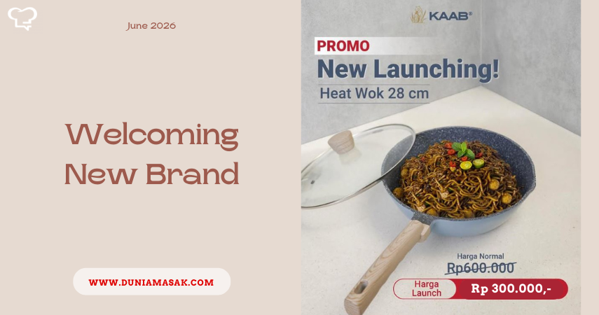 DuniaMasak menjual berbagai perlengkapan dapur merek KAAB dengan pilihan lengkap serta harga murah dan bersaing. Kami menjamin bahwa seluruh produk yang kami jual adalah resmi dan asli. Kami menjual berbagai varian merek KAAB Semua produk KAAB yang kami pasarkan memiliki garansi resmi dari agen maupun distributor di Indonesia sehingga Anda tidak perlu merasa khawatir untuk berbelanja di DuniaMasak. DuniaMasak juga menjual varian produk merk GEA seperti Peralatan Dapur, Wajan dan Penggorengan, dan masih banyak lagi yang dapat Anda temukan di DuniaMasak.