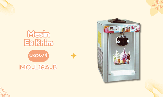 Mesin Es Krim CROWN MQ-L16A-B merupakan mesin untuk mengolah susu menjadi Es Krim (Soft Ice Cream) dengan berbagai macam rasa. Tersedia beragam tipe mesin es krim sesuai kebutuhan Anda Beli Produk Crown Horeca termurah di Indonesia! Belanja online di Duniamasak sekarang dan temukan diskon Produk Crown Horeca lainnya untuk mendapatkan harga terbaik. Nikmati promo dan tawaran ekslusif untuk produk Crown Horeca disertai dengan Layanan Customer service terbaik dan berbagai pilihan jenis pengiriman dan pembayaran termudah.