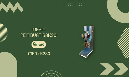 Mesin Pembuat Bakso FOMAC MBM-R280, mesin khusus untuk membuat bakso secara elektrik dan cepat dalam pengoperasian sehingga lebih efisien dalam waktu pembuatan. Beli Produk FOMAC termurah di Indonesia! Belanja online di DuniaMasak sekarang dan temukan diskon Produk FOMAC lainnya untuk mendapatkan harga terbaik.