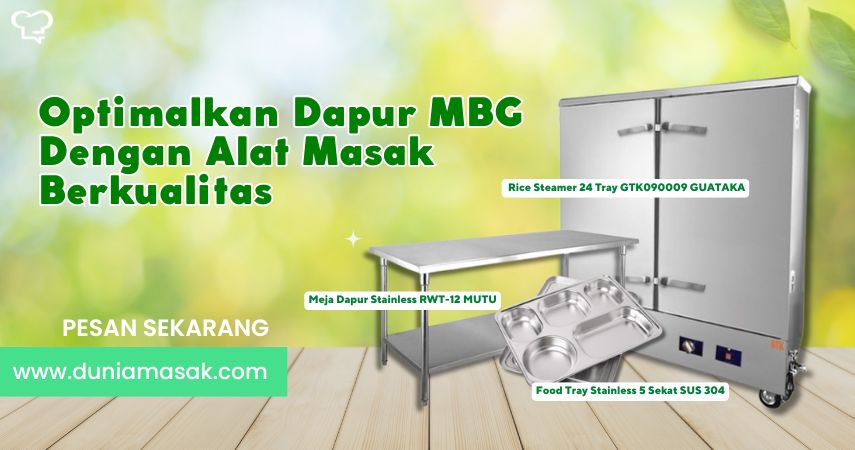 DAPATKAN Peralatan Dapur Termurah! Mulai Usaha Kuliner Sehat dengan Paket Dapur MBG Sekarang!