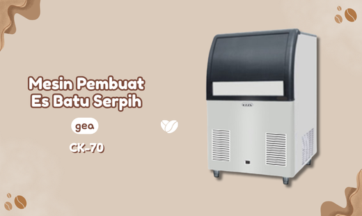 PGaransi Resmi 1 Tahun, Sensor bin full, Ice size : 2 x 3 x 3 MM, Jumlah produksi dipengaruhi oleh suhu ruang, suhu air masuk, dan kejernihan air.